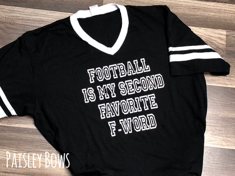 Football Is My Second Favorite F-Word - Paisley Bows