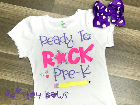 Ready To Rock Pre-K - Paisley Bows