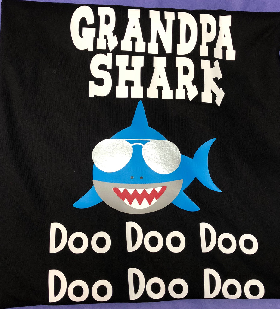 Grandpa or Grandma Shark - Paisley Bows
