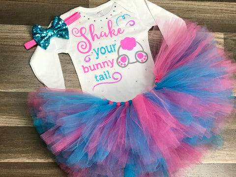 Shake Your Bunny Tail Tutu Outfit - Paisley Bows
