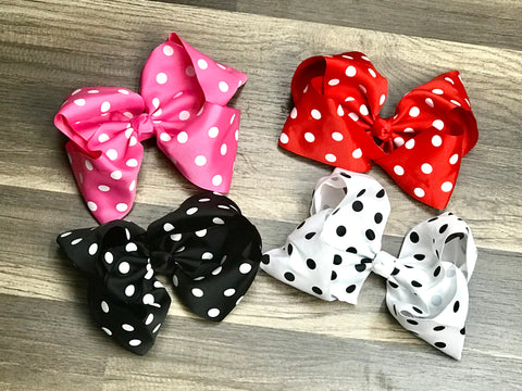 8 Inch Boutique Hair Bow - Paisley Bows
