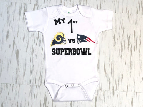 Boys My 1st Super Bowl - Paisley Bows