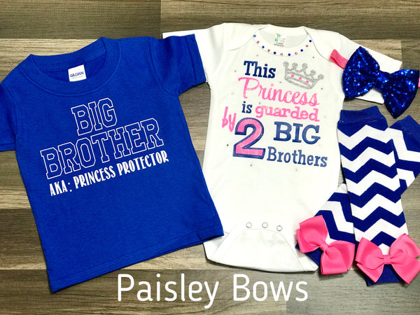 This Princess Is Guarded By Brothers - Paisley Bows
