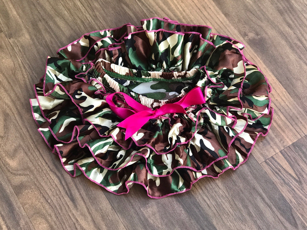 Camo Skirted Bloomers - Paisley Bows