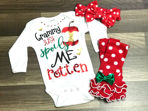 Grammy Just Spoils Me Rotten - Paisley Bows