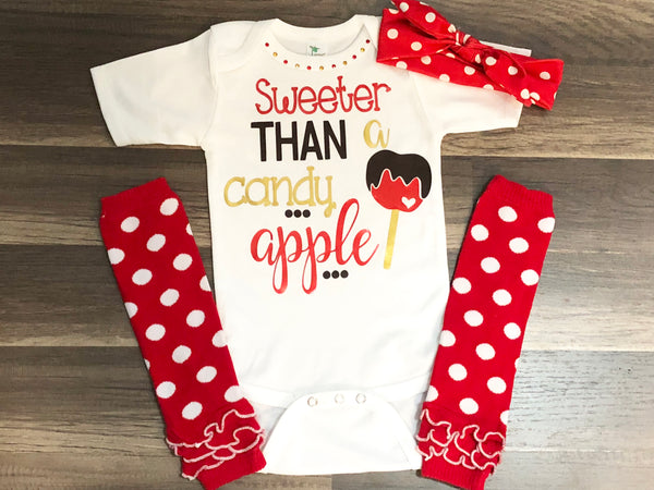 Sweeter Than A Candy Apple - Paisley Bows