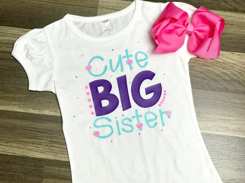 Cute Big Sister - Paisley Bows