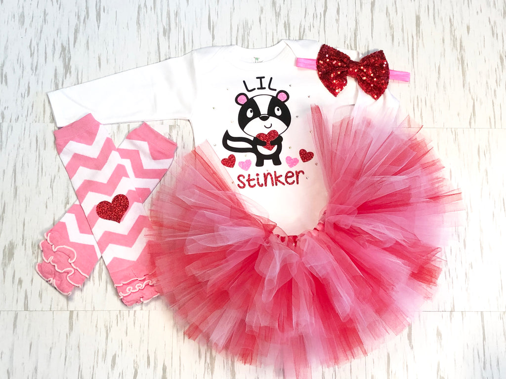 Little Stinker Tutu Outfit - Paisley Bows