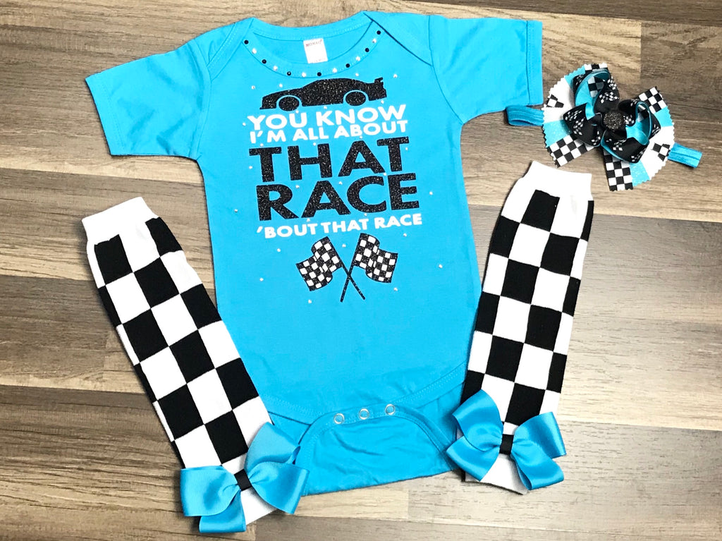 All About That Race - Paisley Bows