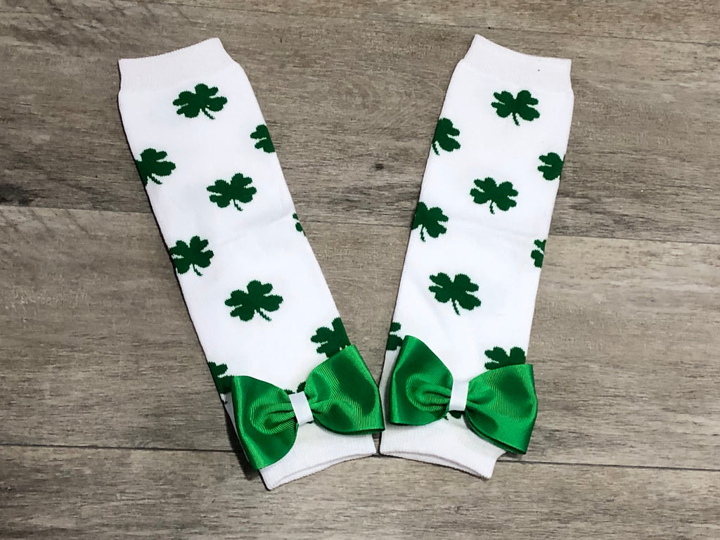 Copy of St. Patrick’s Day Leg Warmers - Paisley Bows