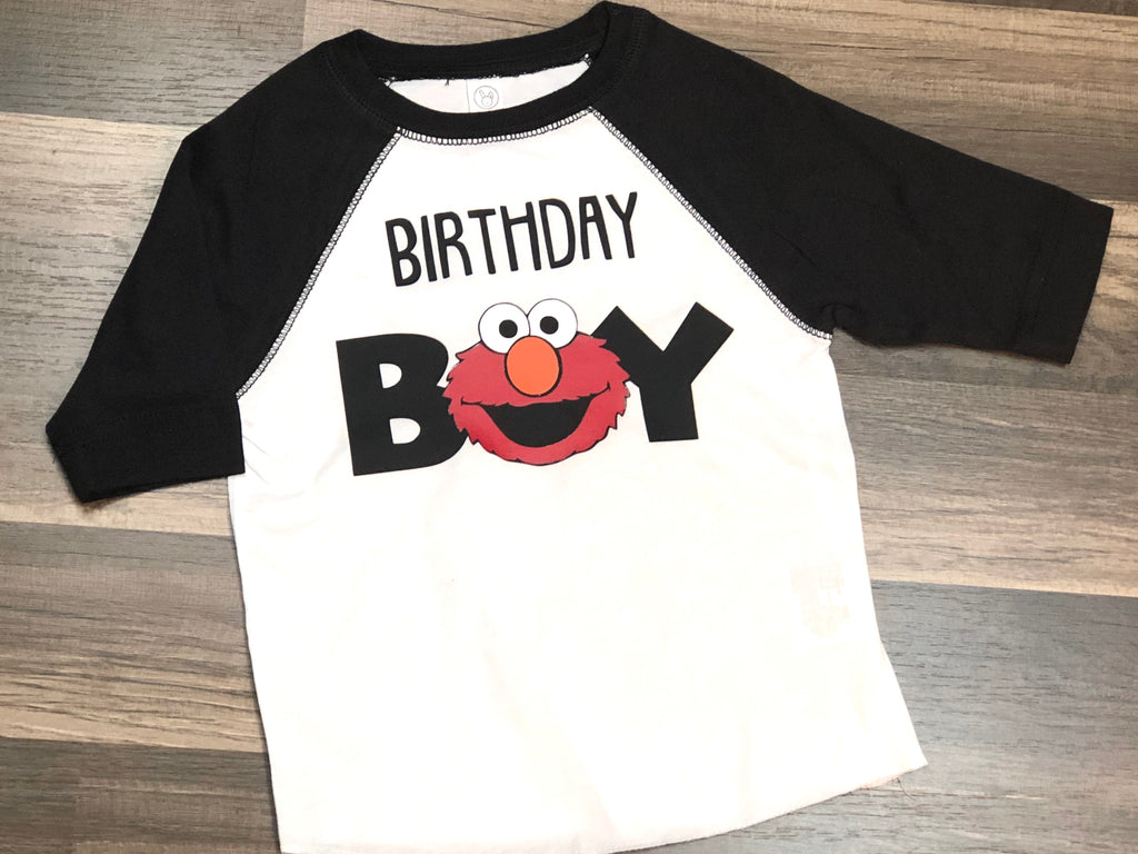 Elmo Birthday Boy - Paisley Bows