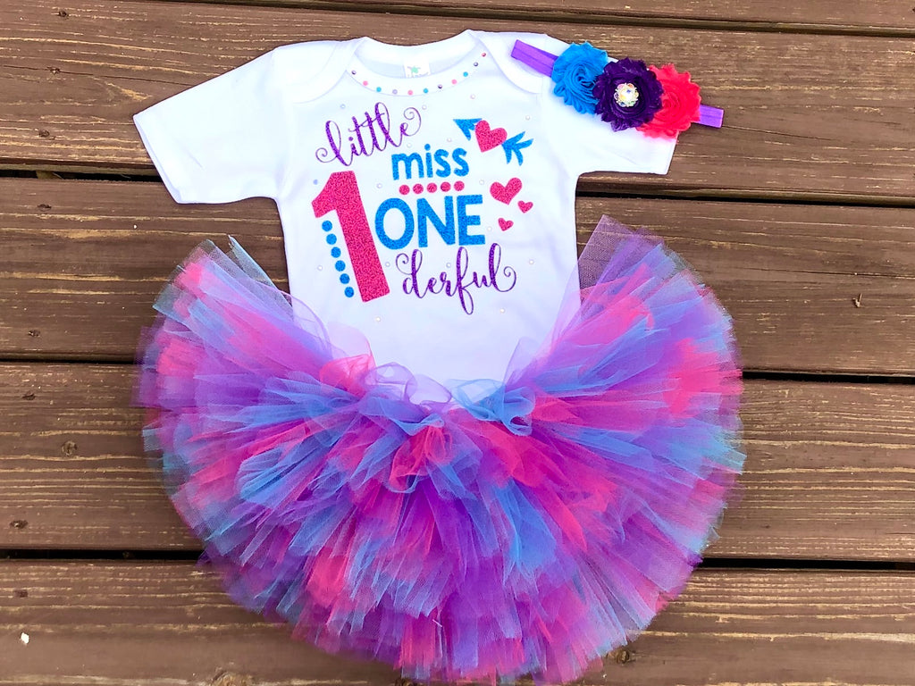 Little Miss Onederful - Paisley Bows