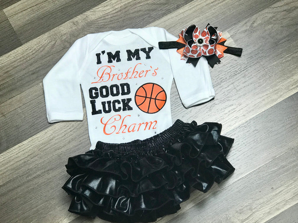 I’m My Brothers Good Luck Charm 3pc Set through 4t - Paisley Bows