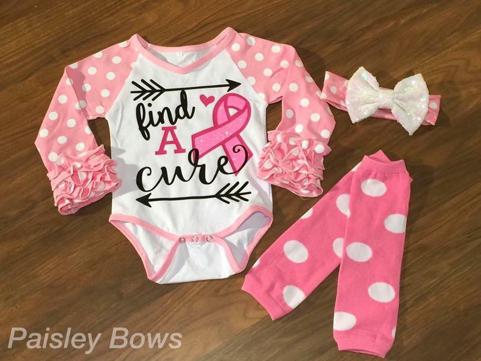 Find A Cure - Paisley Bows