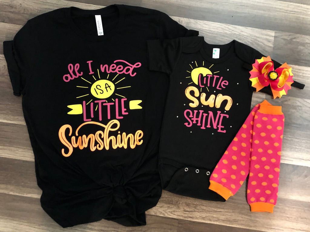 All I Need Is A Little Sunshine - Paisley Bows