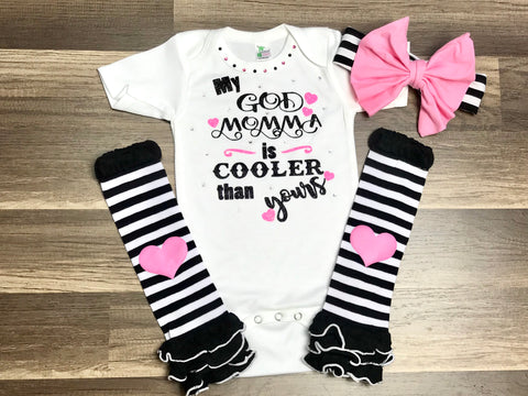 My God Mama Is Cooler Than Yours - Paisley Bows