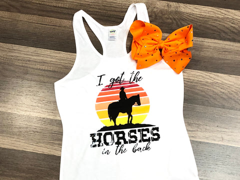 I Got The Horses In The Back - Paisley Bows