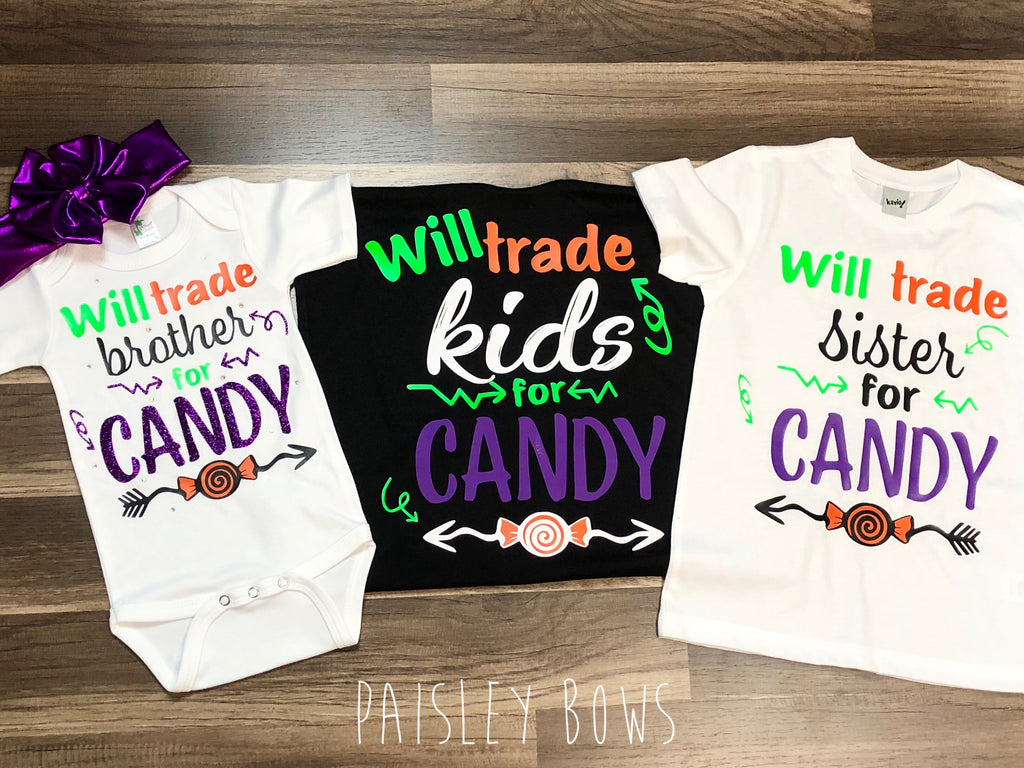 Will Trade Kids For Candy - Paisley Bows
