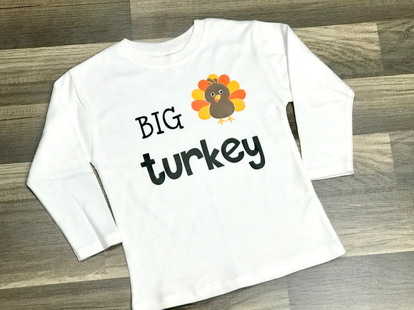 Big Turkey Sibling Shirt - Paisley Bows
