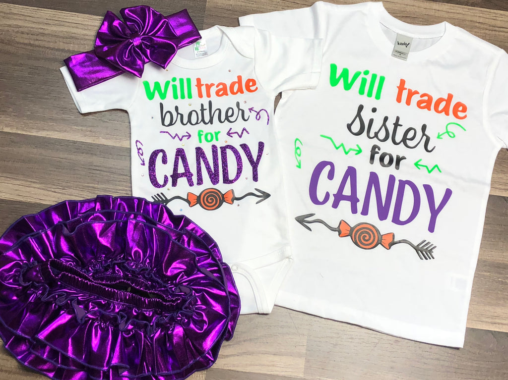 Will Trade Brother For Candy - Paisley Bows