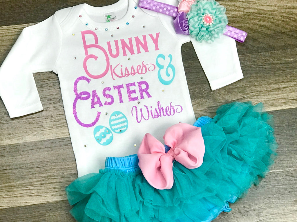 Bunny Kisses and Easter Wishes - Paisley Bows