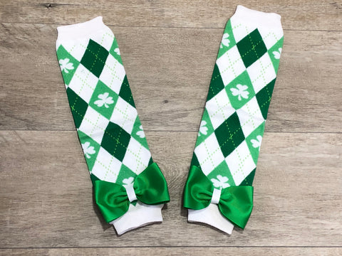 St. Patrick’s Day Leg Warmers - Paisley Bows
