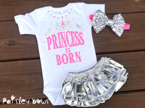 A Princess Is Born - Paisley Bows