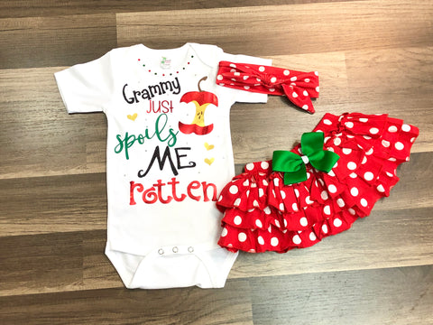 Grammy Just Spoils Me Rotten - Paisley Bows