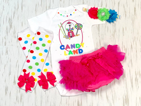 Candy Land Outfit - Paisley Bows