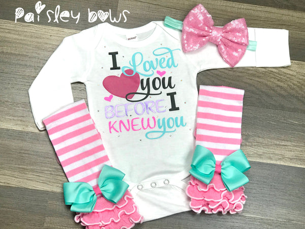 I Loved You Before I Knew You - Paisley Bows