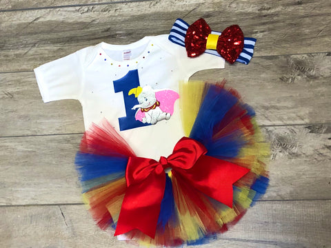 Custom Dumbo Birthday outfit