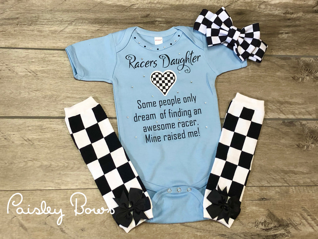 Racers Daughter - Paisley Bows
