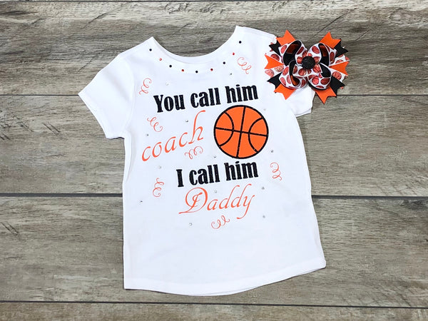 You call him coach, I call him Daddy - Paisley Bows