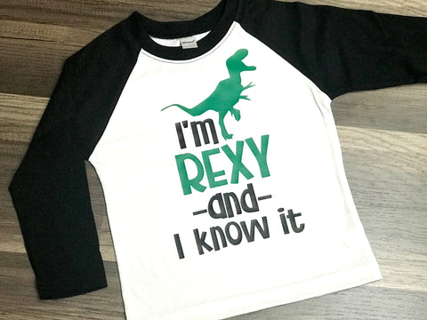 I’m Rexy And I Know It - Paisley Bows