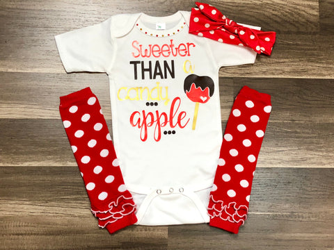 Sweeter Than A Candy Apple - Paisley Bows