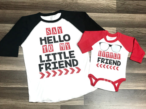 Say Hello To My Little Friend or Little Friend - Paisley Bows