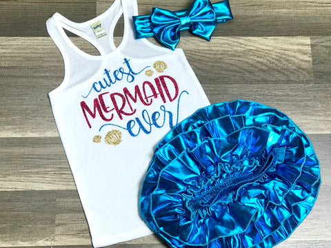 Cutest Mermaid Ever - Paisley Bows