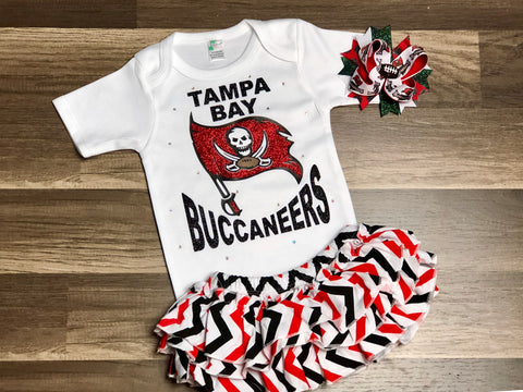 Tampa Bay Bucs - Paisley Bows