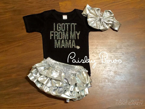I got it from my Mama - Paisley Bows