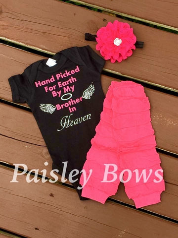 Hand Picked By My Brother - Paisley Bows