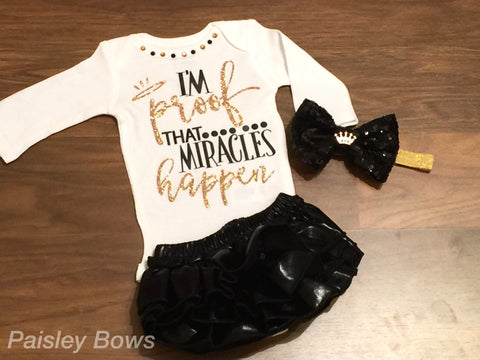 I'm Proof Miracles Happen - Paisley Bows