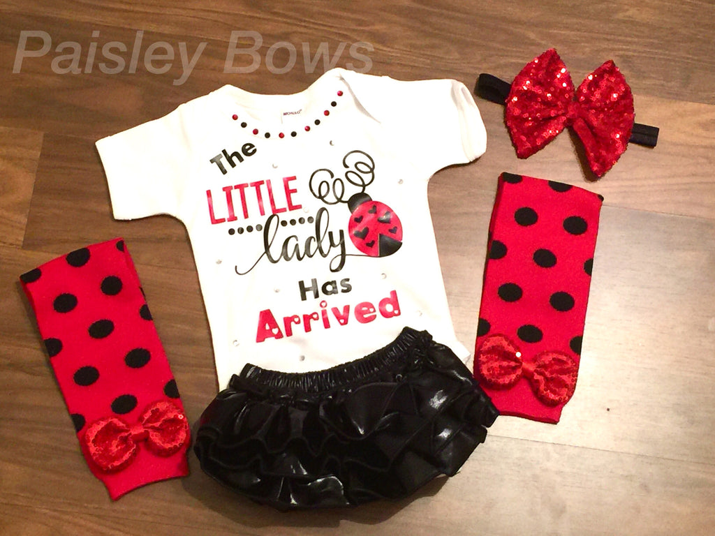 The Little Lady Has Arrived - Paisley Bows