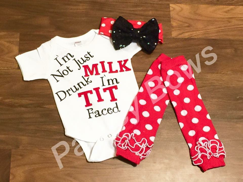 I'm Not Just Milk Drunk - Paisley Bows