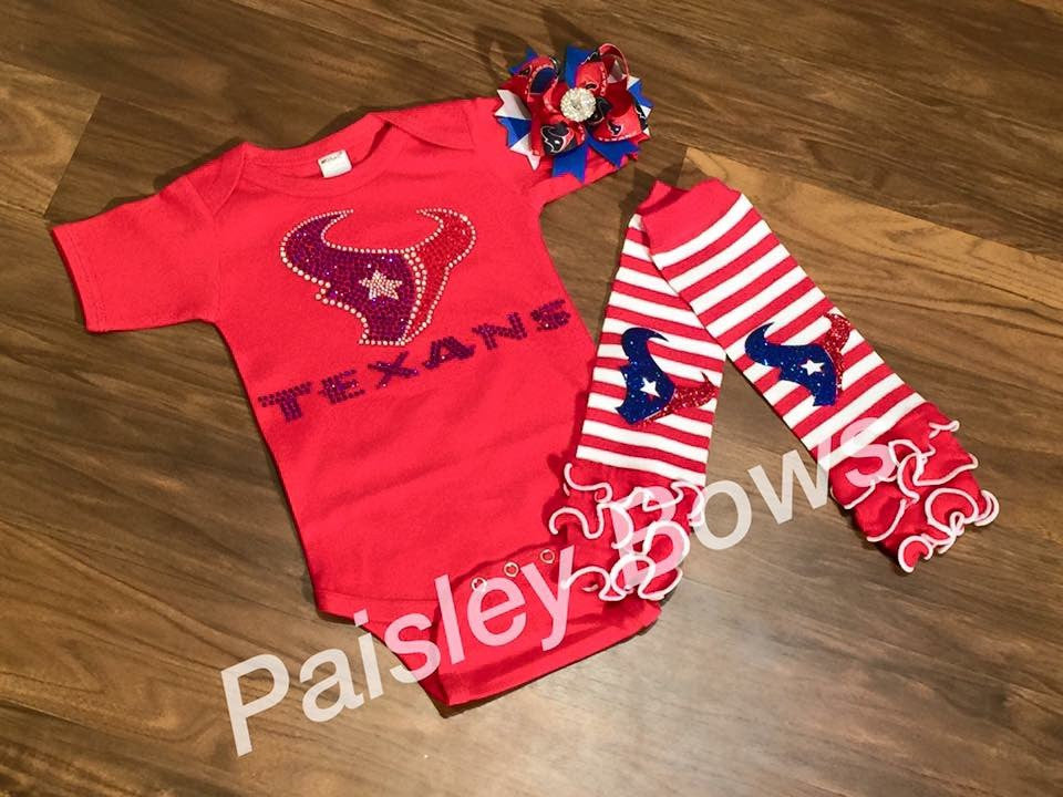 Houston Texans - Paisley Bows