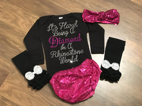 It's Hard Being A Diamond In A Rhinestone World - Paisley Bows