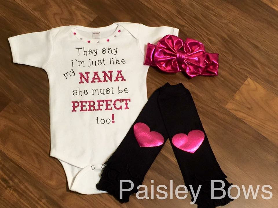 Perfect Nana - Paisley Bows
