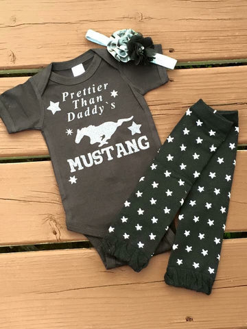 Prettier Than Daddy's Mustang - Paisley Bows