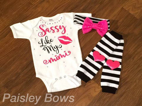 Sassy like my Mimi - Paisley Bows