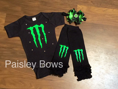 Monster racing - Paisley Bows