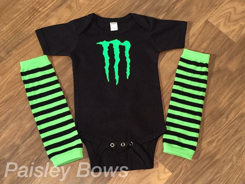 Monster Racing - Paisley Bows